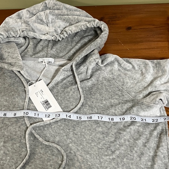 Johnny Was Calme Gray Hooded Hoodie Pullover - Picture 3 of 9